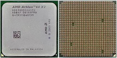 Внешний вид процессора AMD Athlinn 64 x2